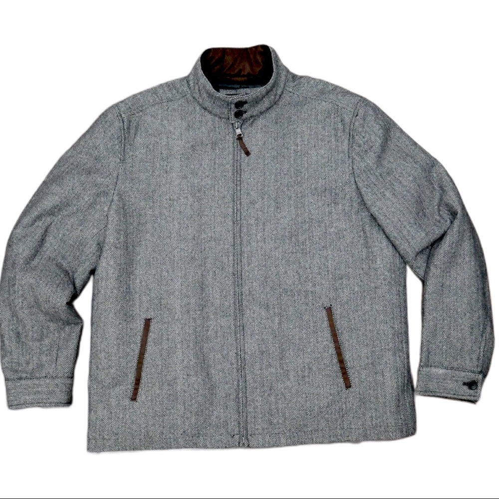 SOLD: BANANA REPUBLIC Herringbone Jacket - Picture 1 of 7